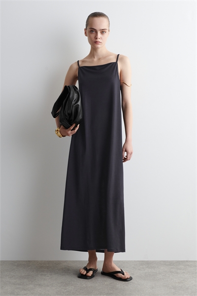 Платье из джерси с квадратным вырезом на бретелях 1282554001