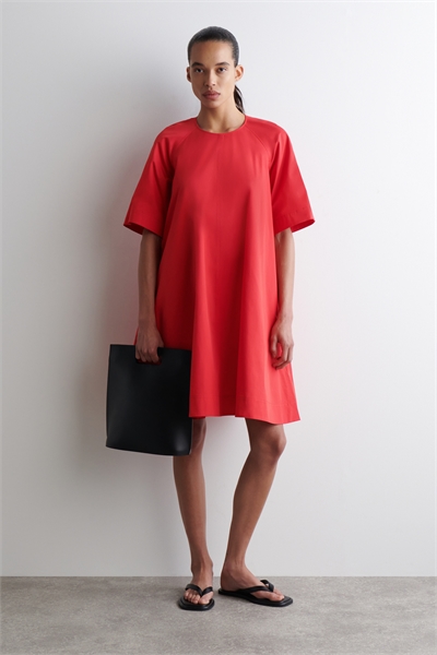 Мини-платье а-линия с завязками 1283854003