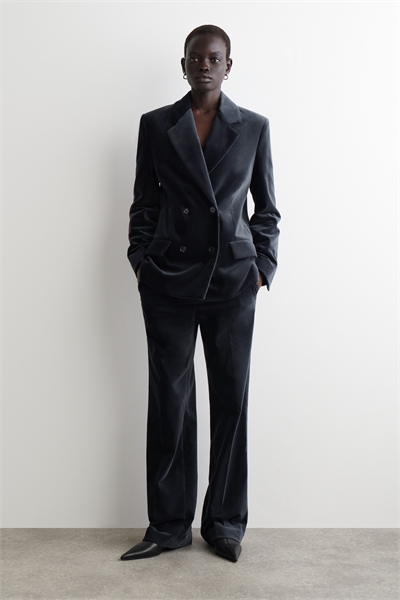 Бархатные брюки с прямыми штанинами 1294882001