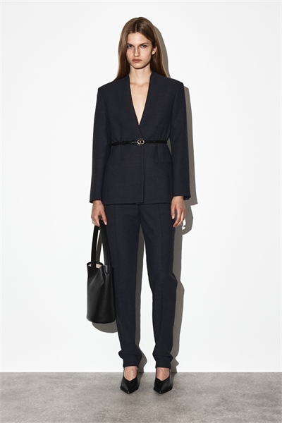 Зауженные брюки из шерсти 1305258001