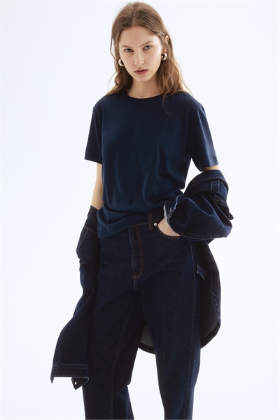 Футболка из шелковой ткани 0776746057