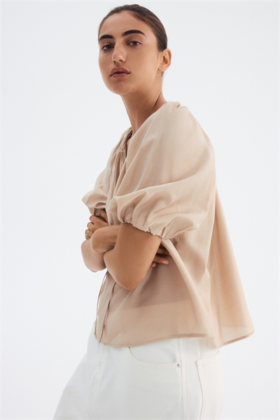 Блузка с воздушными рукавами 1288338002