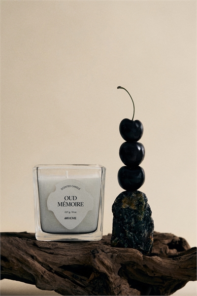 Ароматическая свеча в стеклянном держателе 1294527003