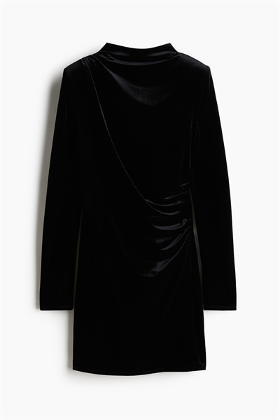 Мини-платье с накладными плечами 1258628001