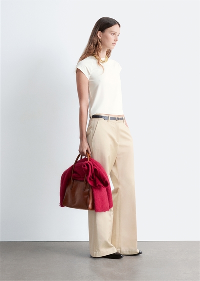 Облегающая футболка с рукавами реглан 1321079001