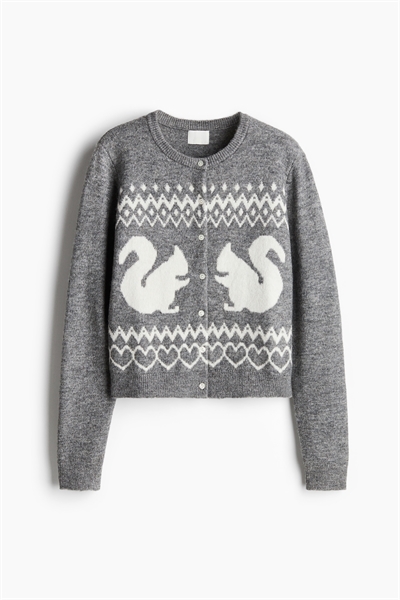 Кардиган жаккардовой вязки 1251372001