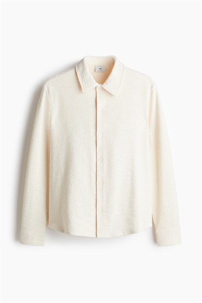 Текстурированная рубашка Regular Fit 1256616002