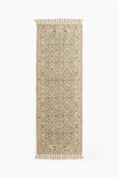 Узорчатый ковер с бахромой 1208618004