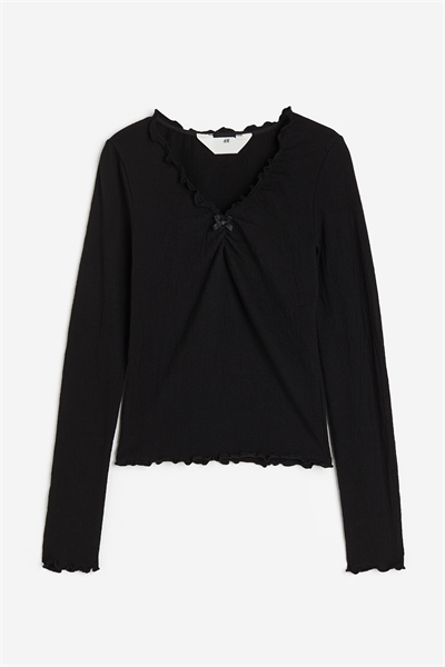 Топ из мятого трикотажа 1219773003