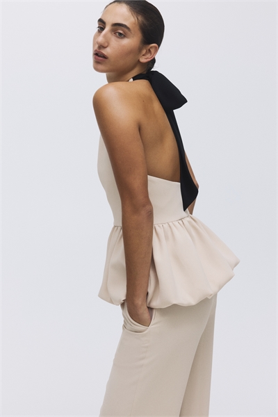 Топ с завязками на шее 1305743001