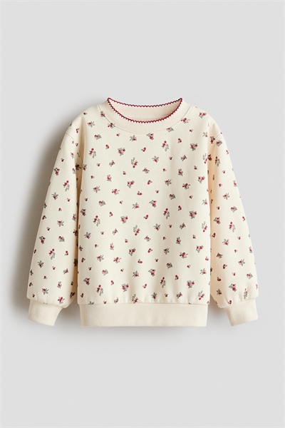 Толстовка с набивным рисунком и начесом внутри 1305880108