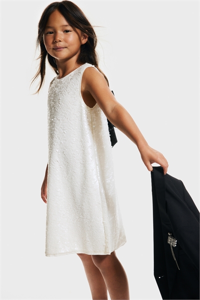 Платье из пайеток с декором в виде банта 1308356001