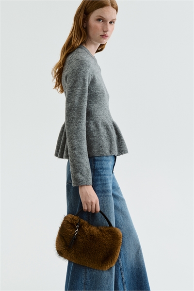 Джемпер с пеплумом 1308421001