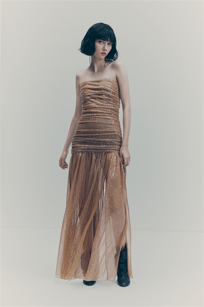 Вечернее платье с блестками 1309084001