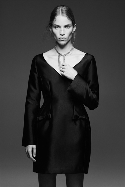 Платье из саржи "песочные часы 1310687001