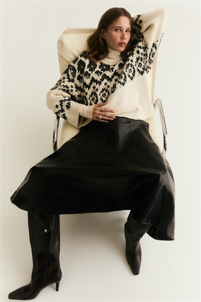 Джемпер жаккардовой вязки 1313880001