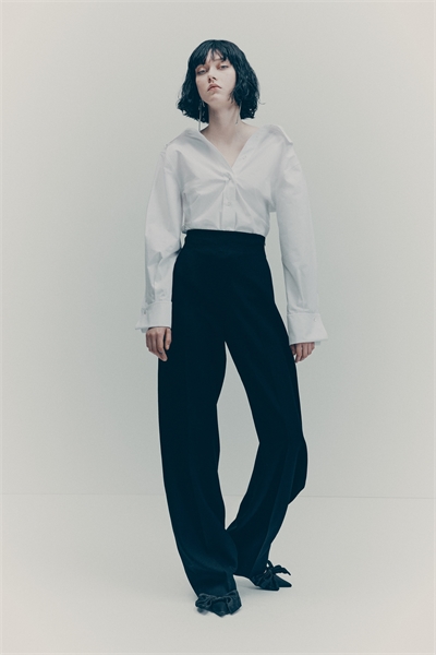 Облегающая хлопковая рубашка 1313993001