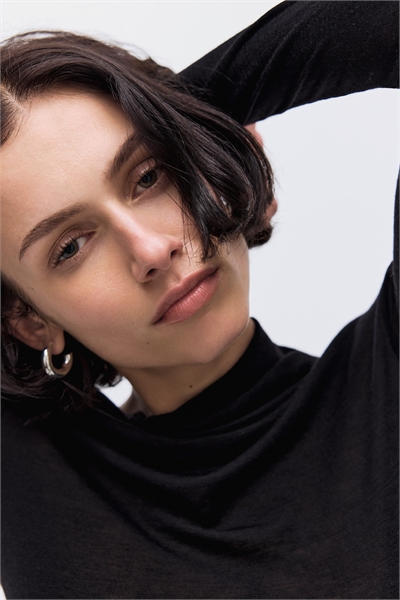 Шерстяной топ на одно плечо 1320232002