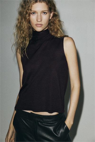 Водолазка с шарфовой отделкой 1330487001