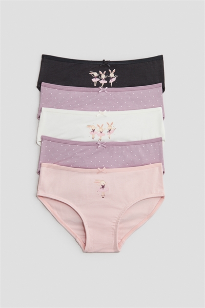 Хлопковые трусы в упаковке из 5 штук 1214392026