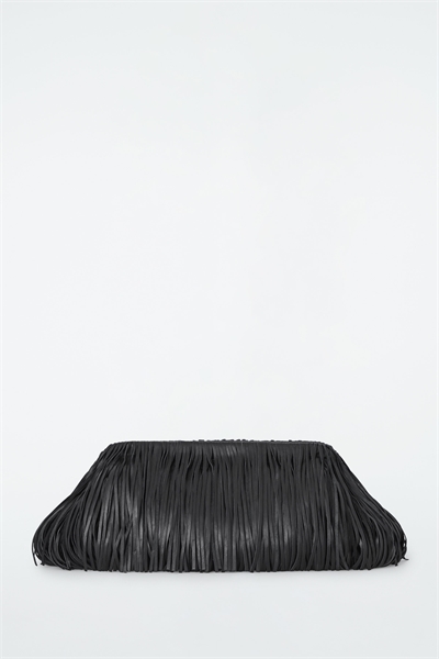 Клатч в рамке с кисточками - кожа 1244184002