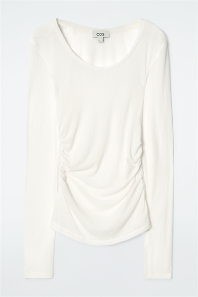 Топ с длинными рукавами с рюшами 1221770001