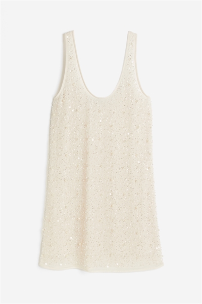 Мини-платье с украшением из бисера 1209329001