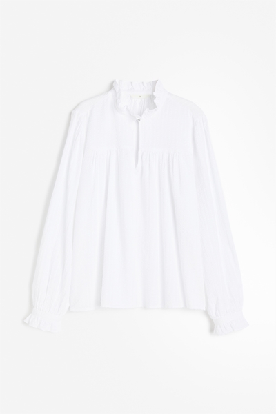 Блузка с поповером из ситцевой ткани 1212629001
