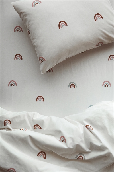 Простыня на резинке из хлопка с принтом 1028613003