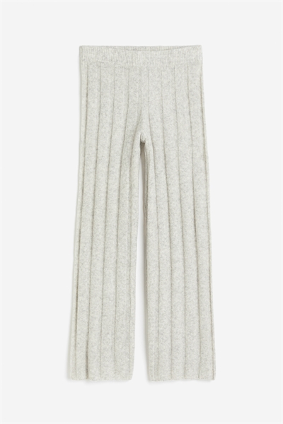 Брюки из трикотажа в рубчик 1121848004