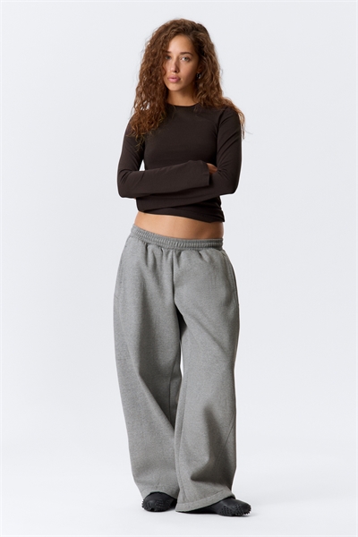 Тонкие хлопковые флисовые брюки свободного кроя 1311708001