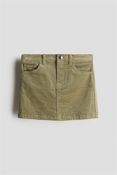 Юбка из хлопкового вельвета 1246126003