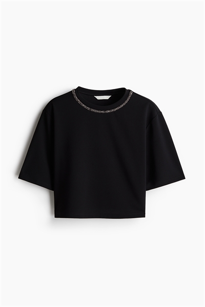 Короткая футболка 1264098002