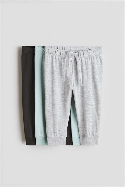Джоггеры из хлопкового джерси в количестве 3 штук 1225008011