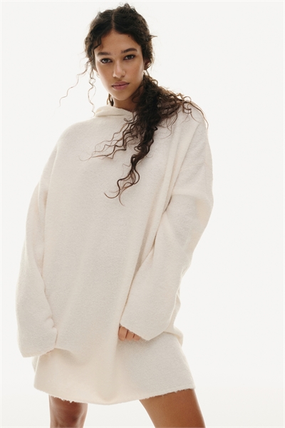 Платье из шерстяного бленда с капюшоном 1301606001