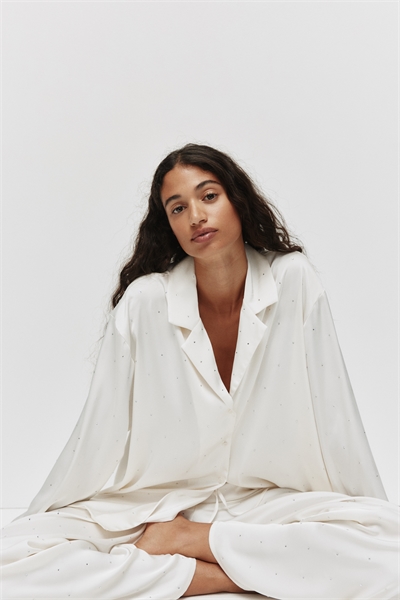 Украшенный атласный пижамный топ 1311522001