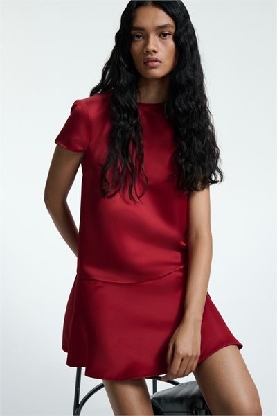 Атласное платье 1312010003