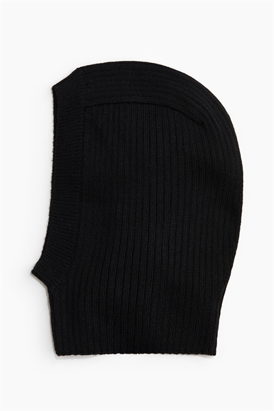 Балаклава из ребристого трикотажа 1313460002