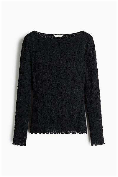 Топ из кружевного трикотажа 1331560001