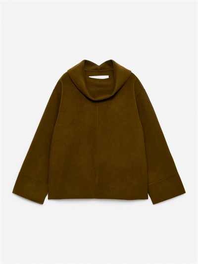 Топ из двойного шерстяного бленда 1246425001