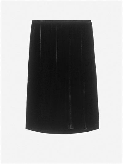 Юбка-миди из вискозы и шелка 1256534001