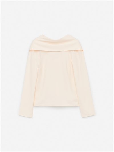 Топ с драпированным вырезом 1259121001