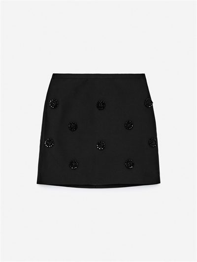Юбка-мини с украшением 1261180001