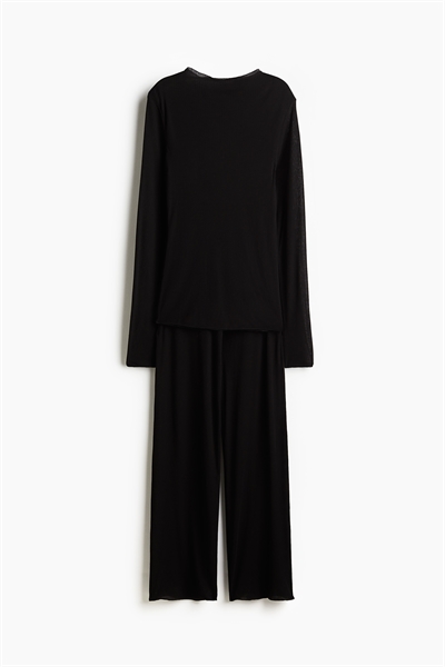 Пижама из ребристого трикотажа 1249914001