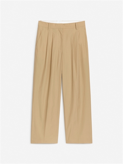 Широкие брюки со складками 1223593001