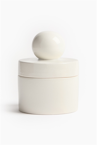Маленькая круглая шкатулка из керамики 1293614002