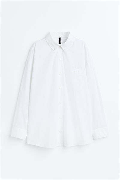 Рубашка из поплина в стиле оверсайз 1134735011