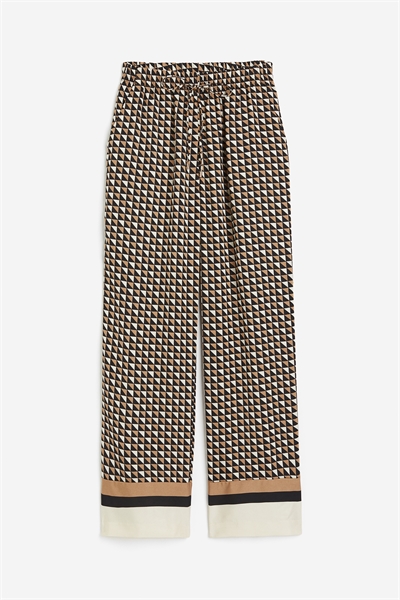 Брюки-стринги из саржи 1194014002