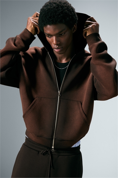 Simon - Толстовка на молнии из выстиранной скубы. 1285999003