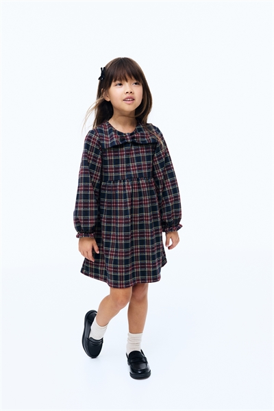 Платье из джерси в клетку 1324872001